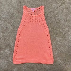 Lilly Pulitzer Coral Sweater Tank Top - Size XS
